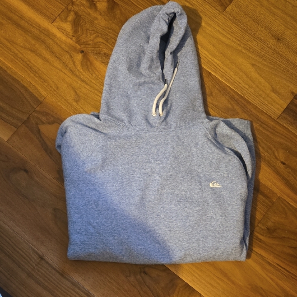 Quiksilver Light Blue Pullover Hoodie